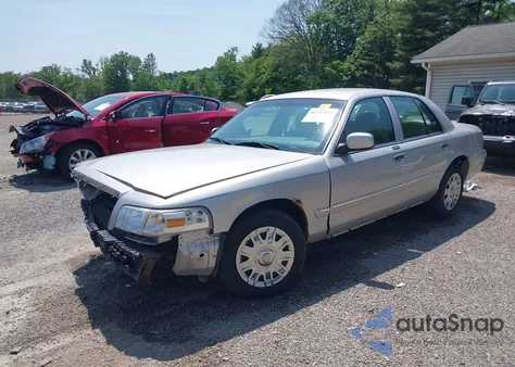 2008 Mercury Grand Marquis Gs z USA, uszkodzony, nr VIN 2MEFM74V98X612481